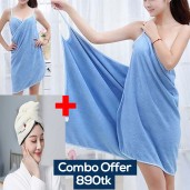 http://www.priyomarket.com/ Bath Skirt Towel+hair dryer cap  Code : 72