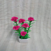http://www.priyomarket.com/Artificial clay  Pot Plant Bonsai Flower Red 
