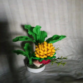 http://www.priyomarket.com/artificial clay bonsai banana tree decoration interior - multicolor