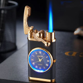 http://www.priyomarket.com/Luxurious New Rocker Watch Metal Windproof Unusual Gas Lighter