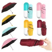 http://www.priyomarket.com/Capsule Case Pocket Umbrella Windproof Rain Sun  Code : 140