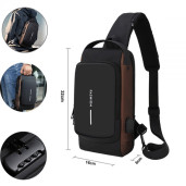 http://www.priyomarket.com/USB charging sport sling Anti-theft shoulder bag brown